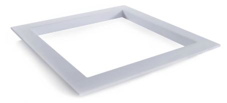($25.16 Ea. with purchase of 100+) Plastic White Dryer Vent Box with Trim Ring (DBX1000P)
